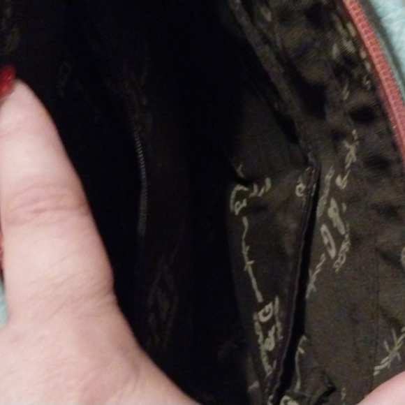 P & G crossbody bag with adjustable strap pretty pink and turquoise - Picture 6 of 12